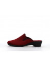 chausson ouvert a talon rouge